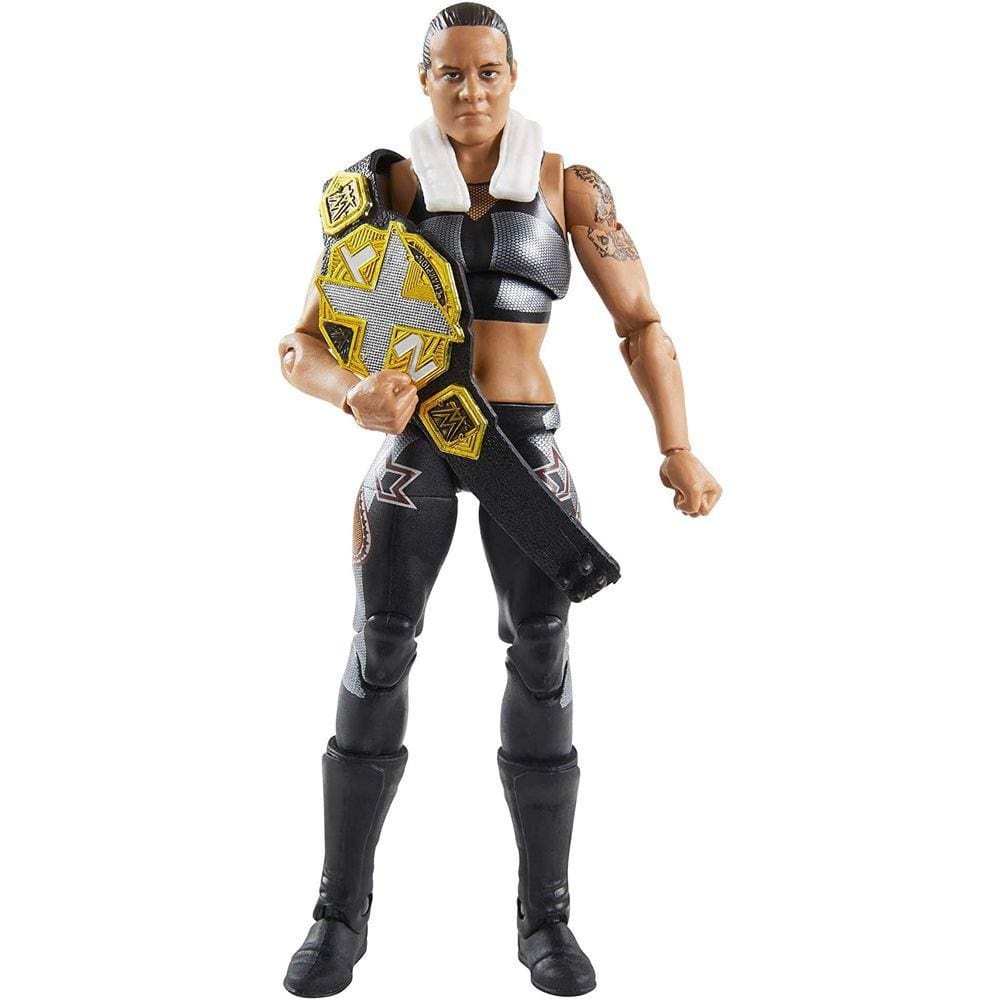 WWE Shayna Baszler Fan TakeOver 6-in/15.24-cm Elite Action Figure with Fan-voted Gear & Accessories, 6-in/15.24-cm Posable Collectible Gift for WW
