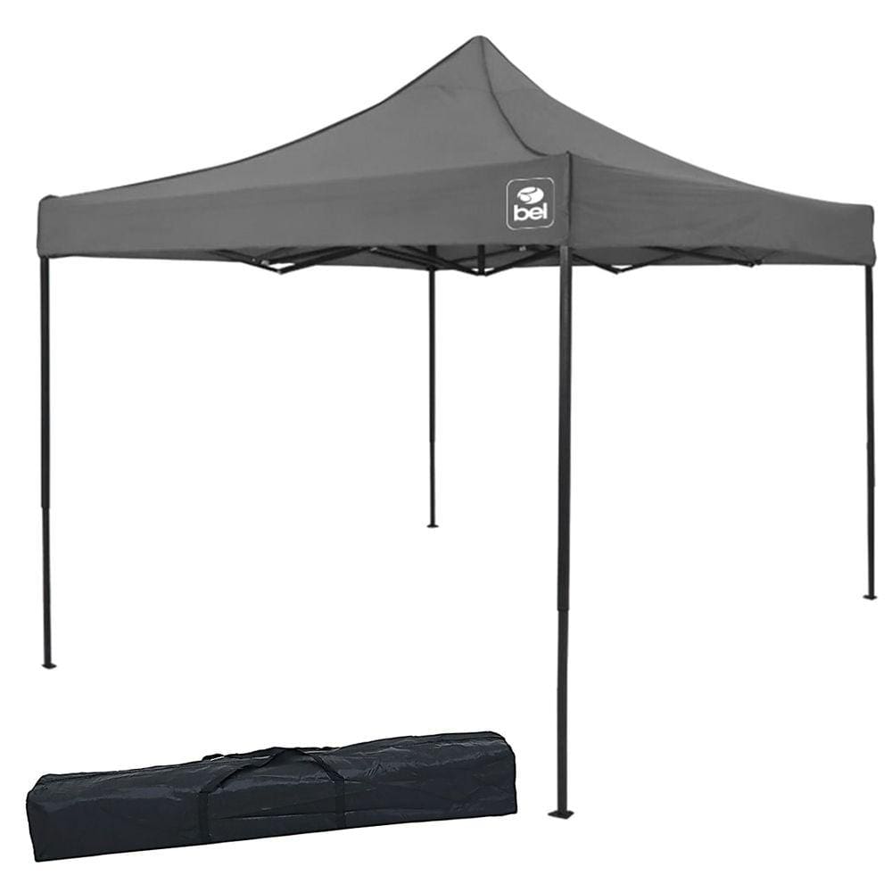 Tenda Gazebo Oxford 3x3 Metros Pagoda Para Praia Piscina Camping Eventos Cinza - 334308 Belfix