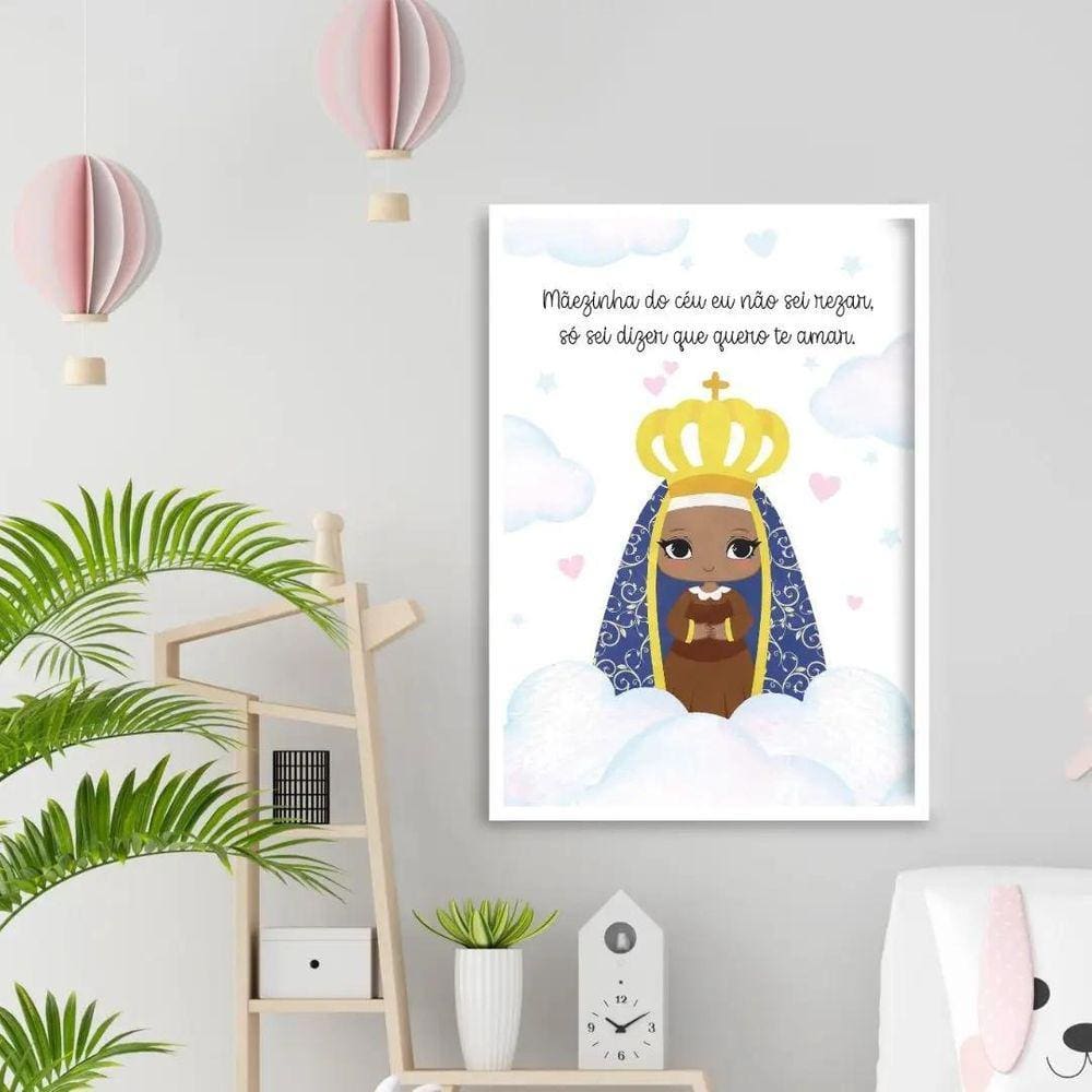Quadro Nossa Senhora Aparecida Baby 33X24Cm