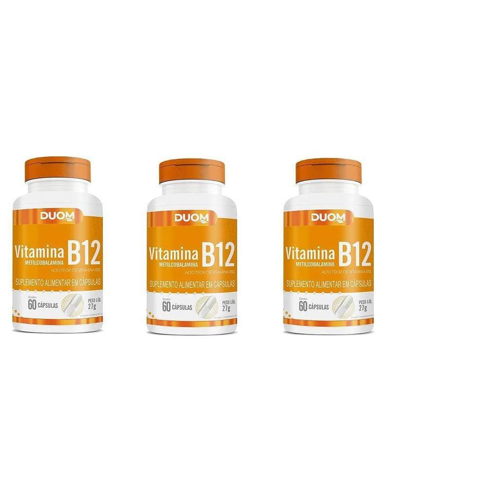 Vitamina B12 60caps - Suplemento Vegetariano