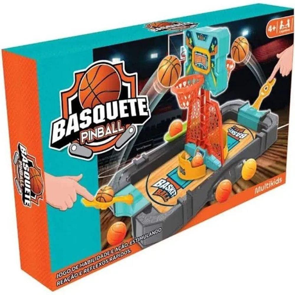 Jogo Basquete Pinball Multikids