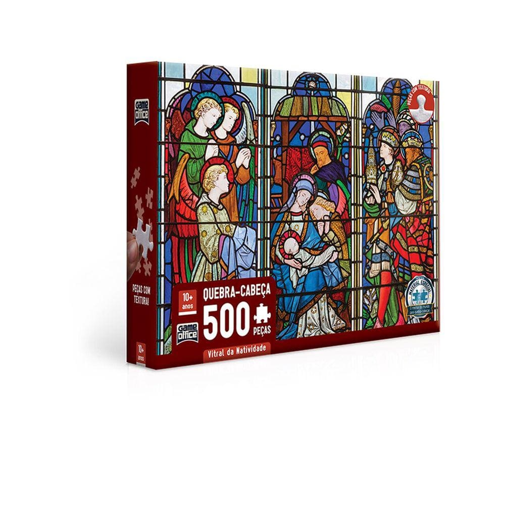 Quebra Cabeça Vitral Da Natividade 500 Peças - Toyster 2947