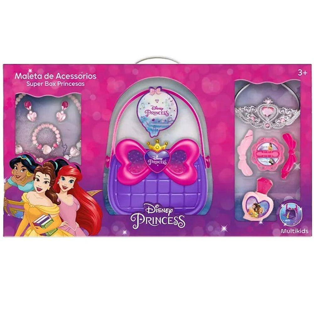 Maleta Super BOX Princesas com Acessorios Multikids