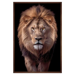 Quadro Decorativo Leão Judá  Moldura Cx Alta 100x66