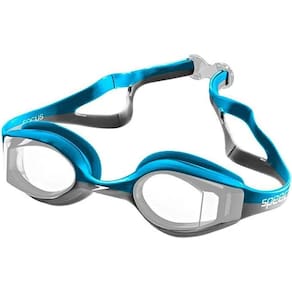 Óculos Natação Speedo Focus Azul Lente Cristal - Unissex