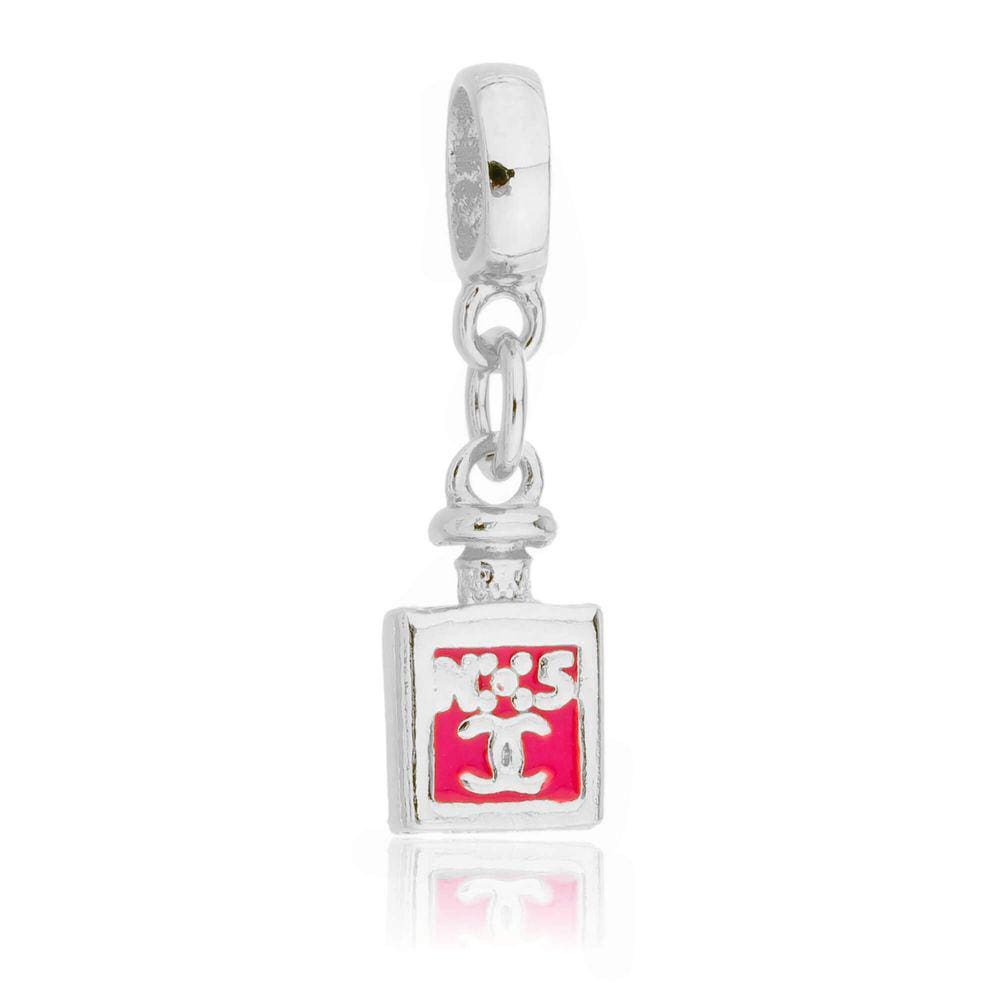 Pingente Berloque Perfume Pandora Banhado a Prata 925