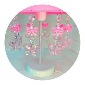 Abajur Para Mesa De Cabeceira Decorar Quarto De Menina Rosa
