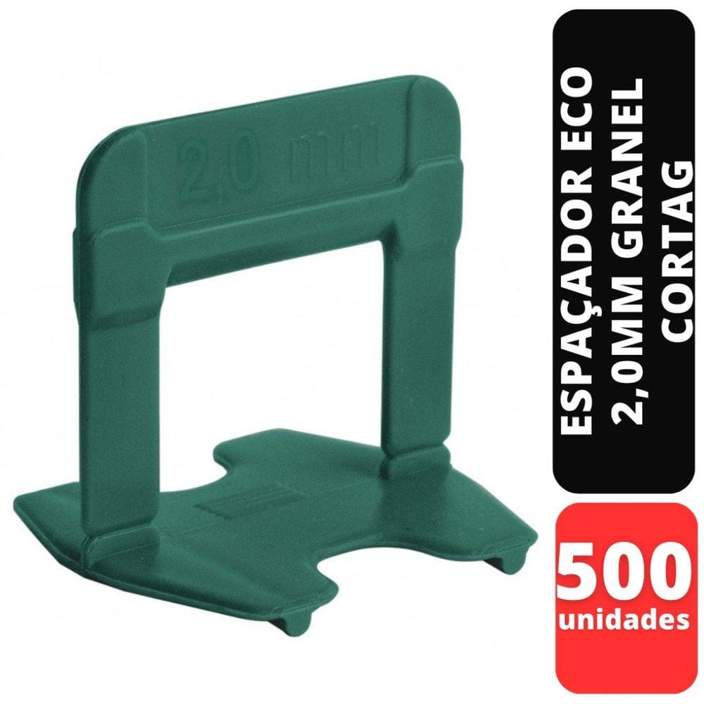 Kit C/500Pc Espaçador Eco 2,0Mm Granel Cortag