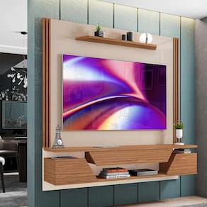 Painel Para TV 60 Polegadas Suspenso Off White Noce Valley 1.8 Casa D