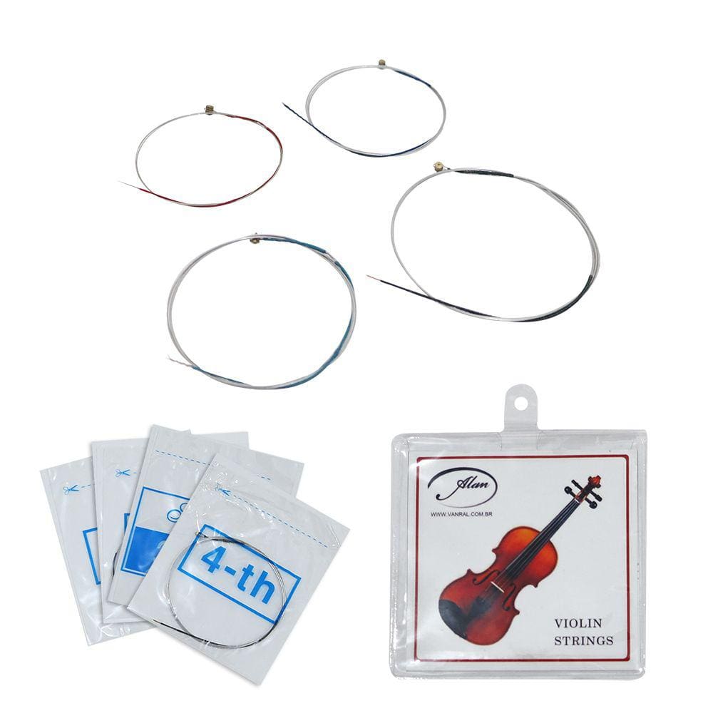 Encordoamento de Aço para Violino Alan