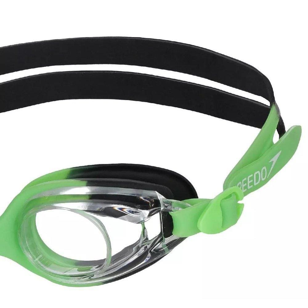 Óculos Natação Speedo Olympic Verde Lente Cristal Infantil