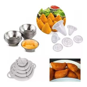 Forma De Fazer Pastel Fogazza Risole Coxinha Empada 20 Peças