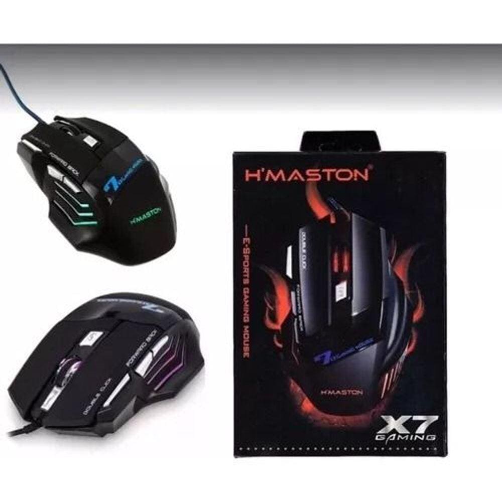 Mouse Gamer Double Click 2400 Dpi X7 Gaming H Maston