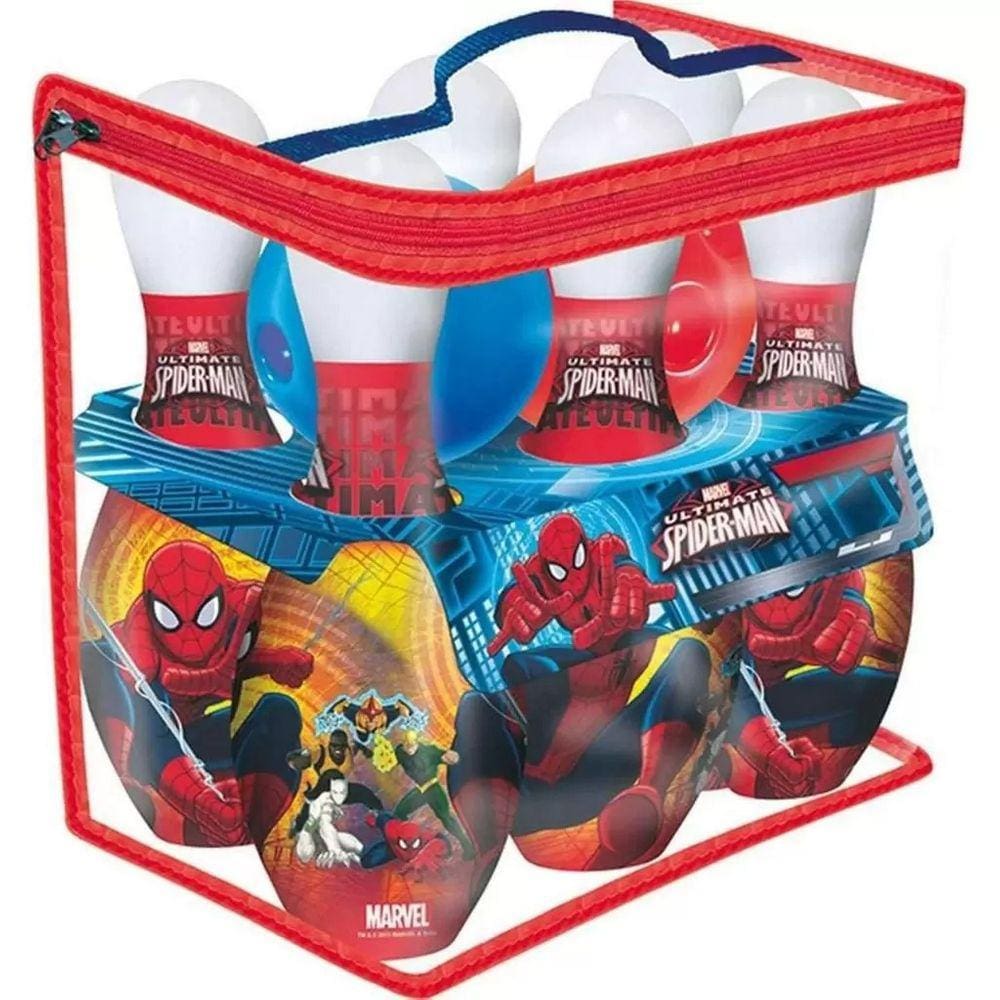 Boliche Infantil Spider Man Homem Aranha Líder Brinquedo 971