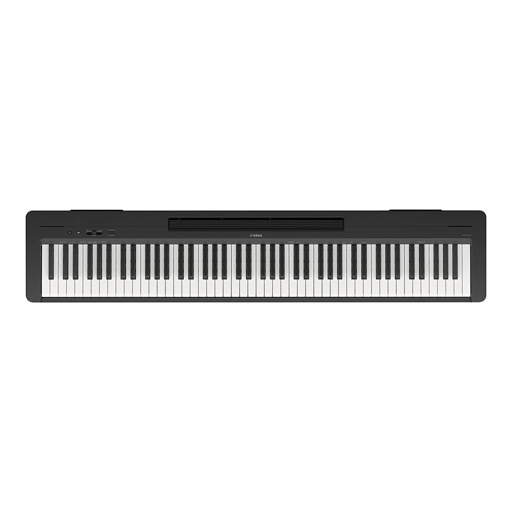 Piano Digital P 145B Preto 88 Teclas Sensitivas Com Fonte e Pedal Yamaha