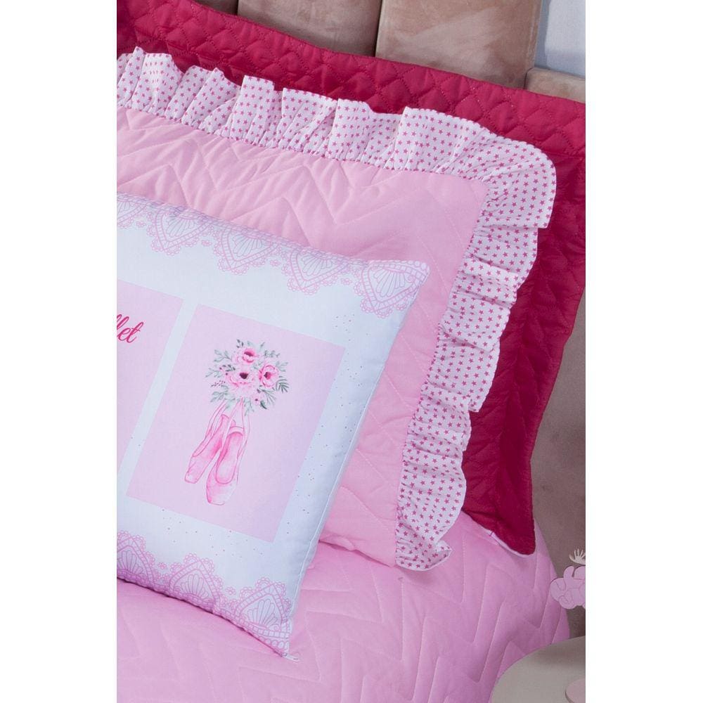 Cobre Leito Ballet Queen 7 Peças