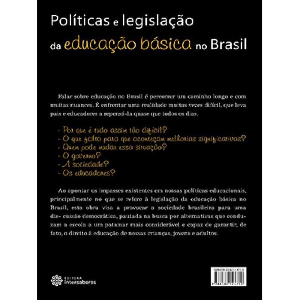 Políticas E Legislação Da Educação Básica No Brasil