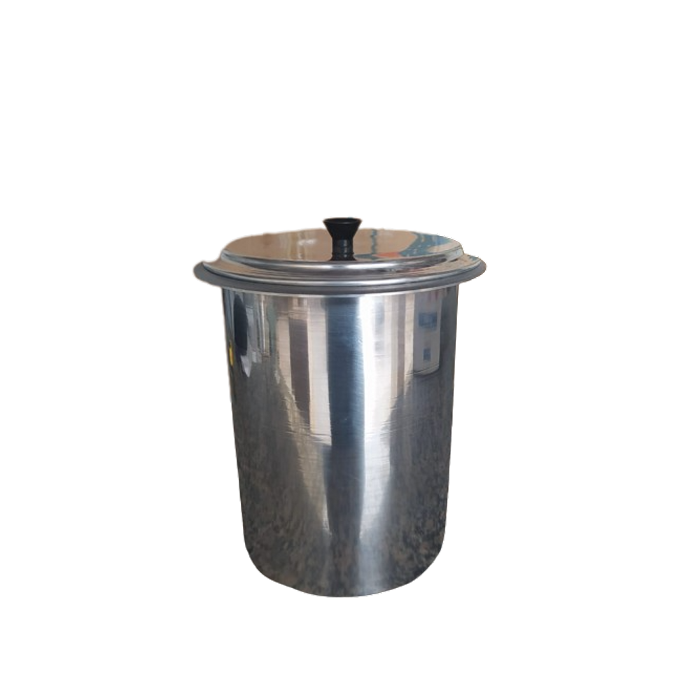 Molheira Tigela Alumínio Com Tampa Carrinho Hot Dog N20 5lts