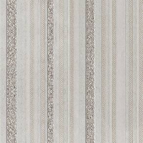 Papel de Parede Listrado Bege/Cinza Col1072 - 10m x 0.53m