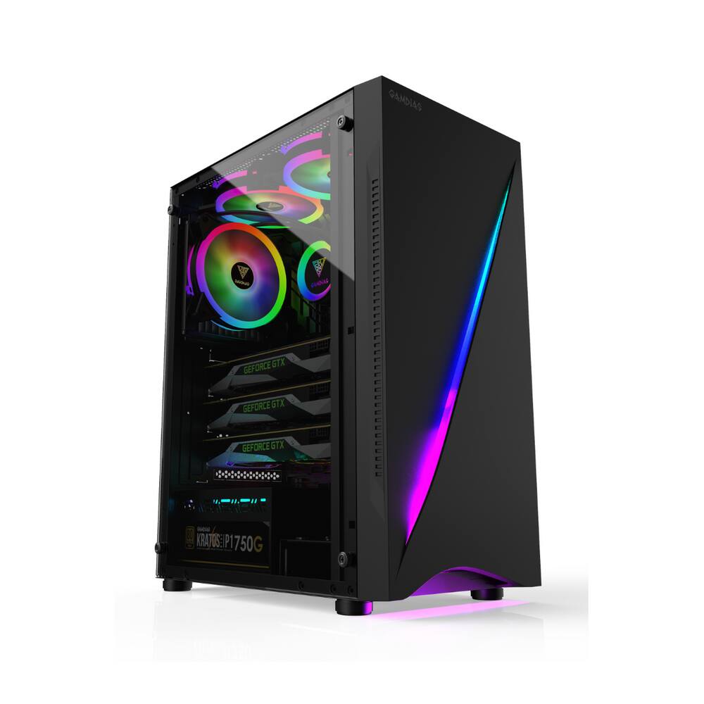 GABINETE GAMEMAX G510 OPTICAL PRETO