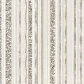 Papel De Parede Listrado Bege E Cinza - 10m X 0.53m