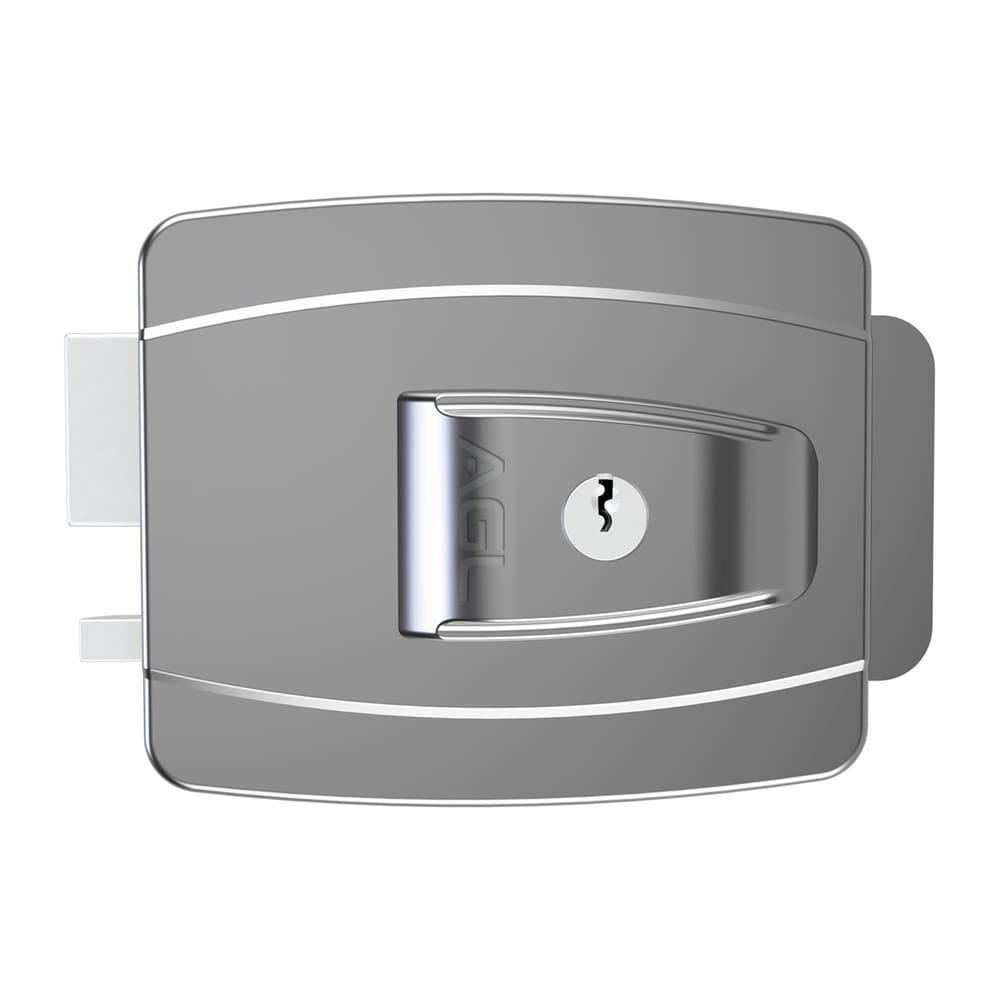 Fechadura IX100 inox 42mm abertura interna 110V furação AGL
