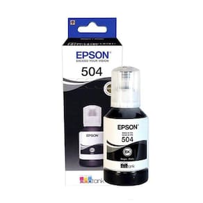 Refil de Tinta Epson T504 T504120 Preto para L6161 L6191