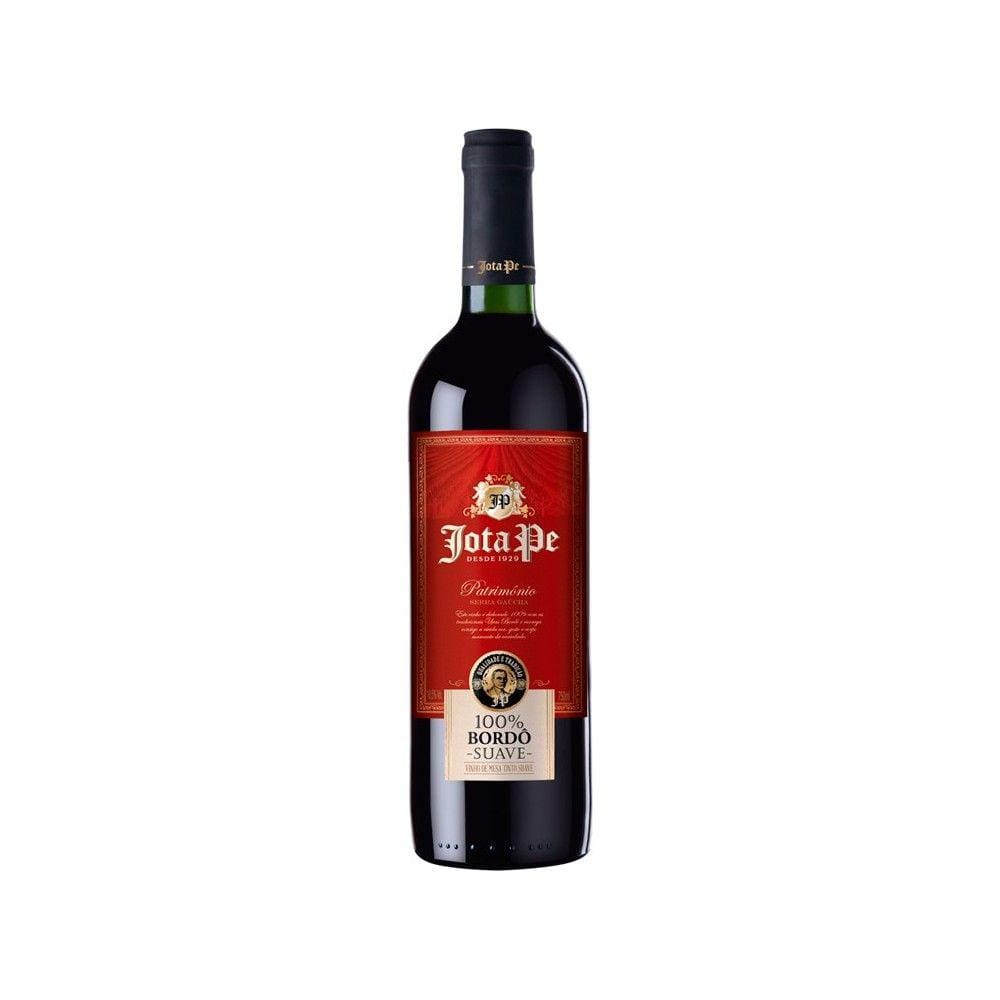 Vinho Jota Pe Tinto 100% Bordô Suave 750ml
