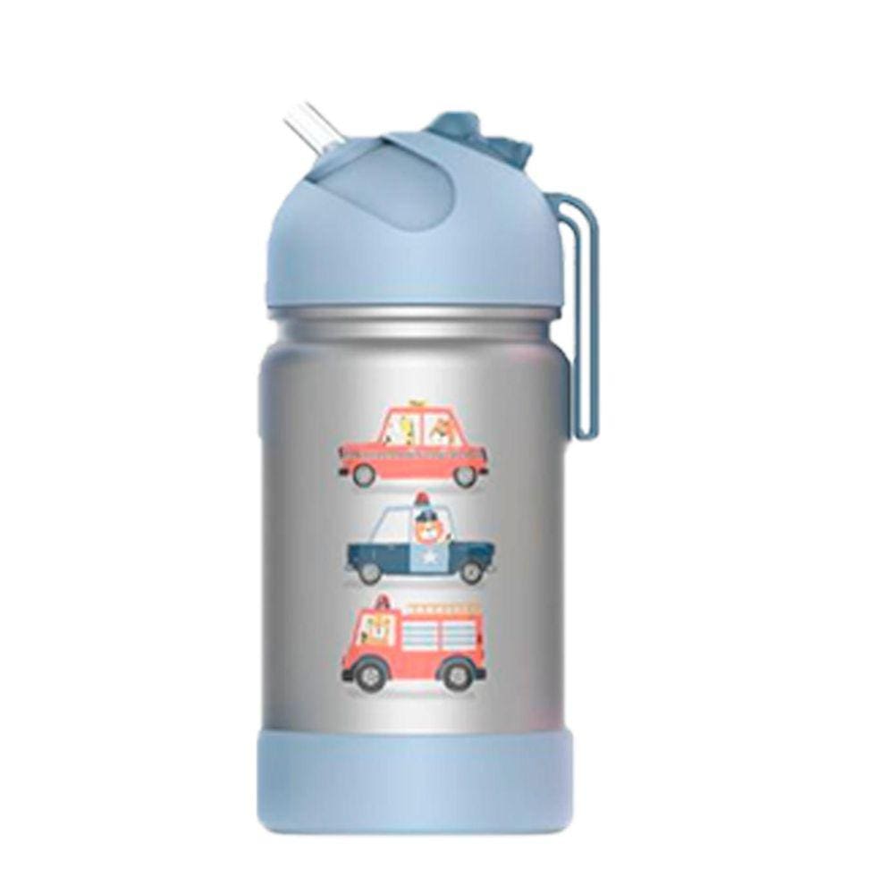 Garrafa Flip Térmica Infantil Patrulha Alça Silicone Bup