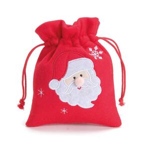 Saco Decorativo Vermelho Branco 14X18cm 1 Un 1007382