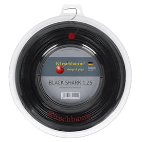 Corda Kirschbaum Black Shark 17L 1.25mm Rolo com 200 Metros Preto
