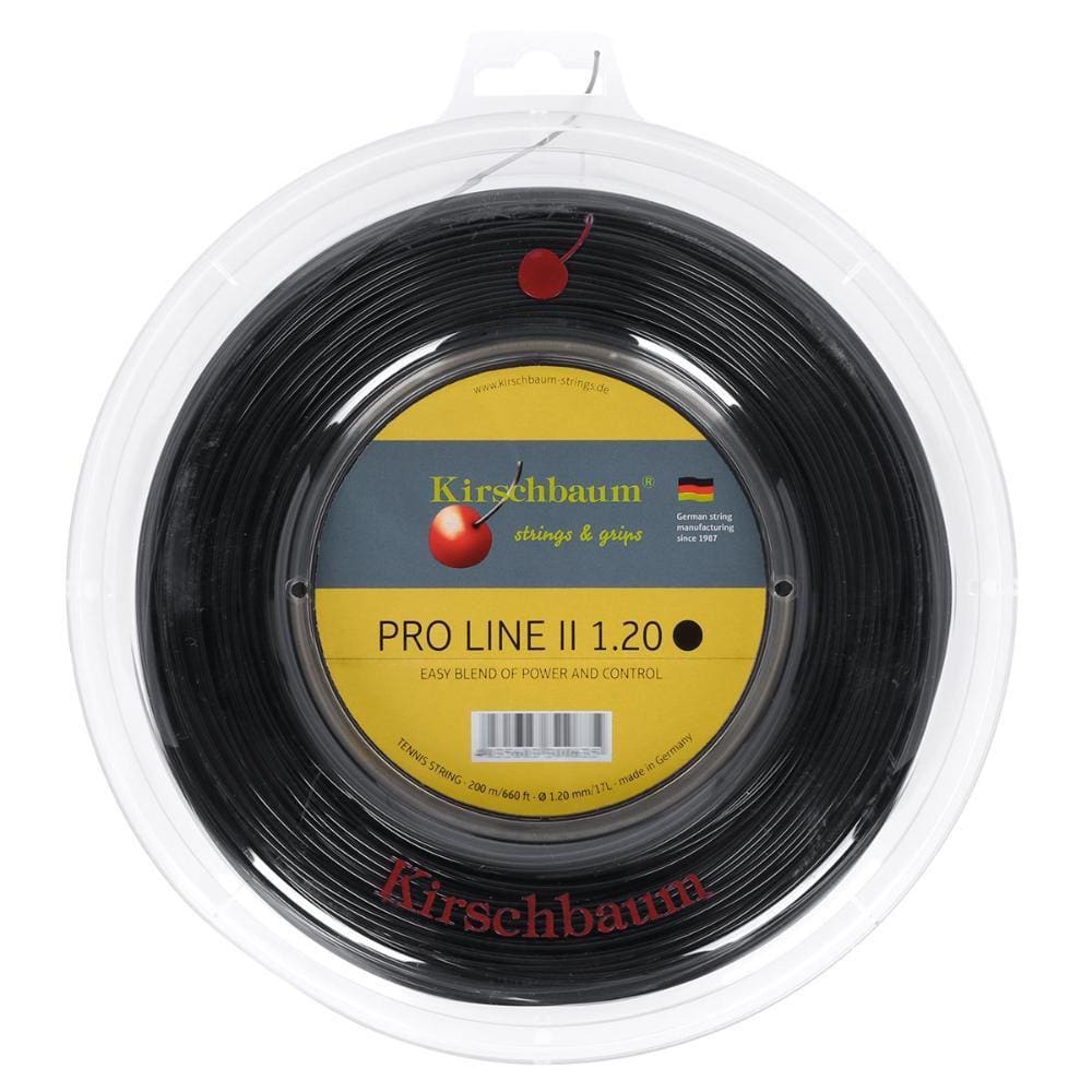 Corda Kirschbaum Pro Line 2 18L 1.20mm Rolo com 200 Metros Preta