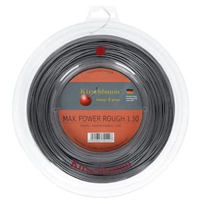 Corda Kirschbaum Max Power Rough 16L 1.30mm Rolo com 200 Metros Prata