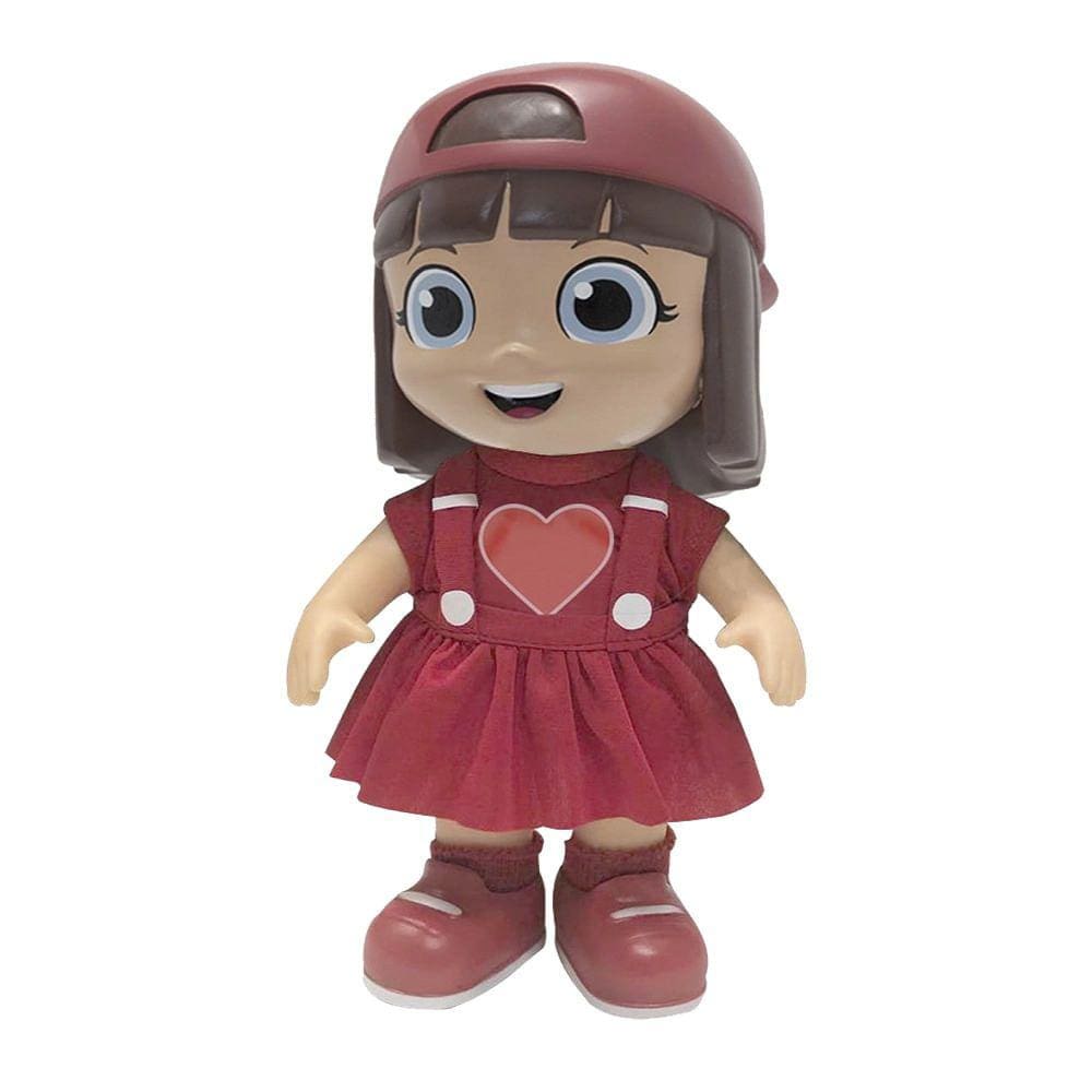 Boneca Gi Neto Rosita com Boné Aventureira Vermelha