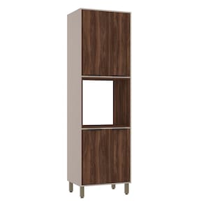 Paneleiro Torre Quente 70cm 4 Portas e Espaço para Forno ou Micro - ondas Stylo Luciane Móveis