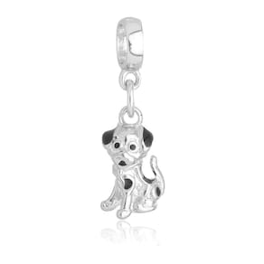 Pingente Berloque Cachorro Pandora Banhado a Prata 925 - Premium
