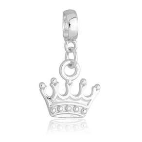 Pingente Berloque Coroa Pandora Banhado a Prata 925 - Premium