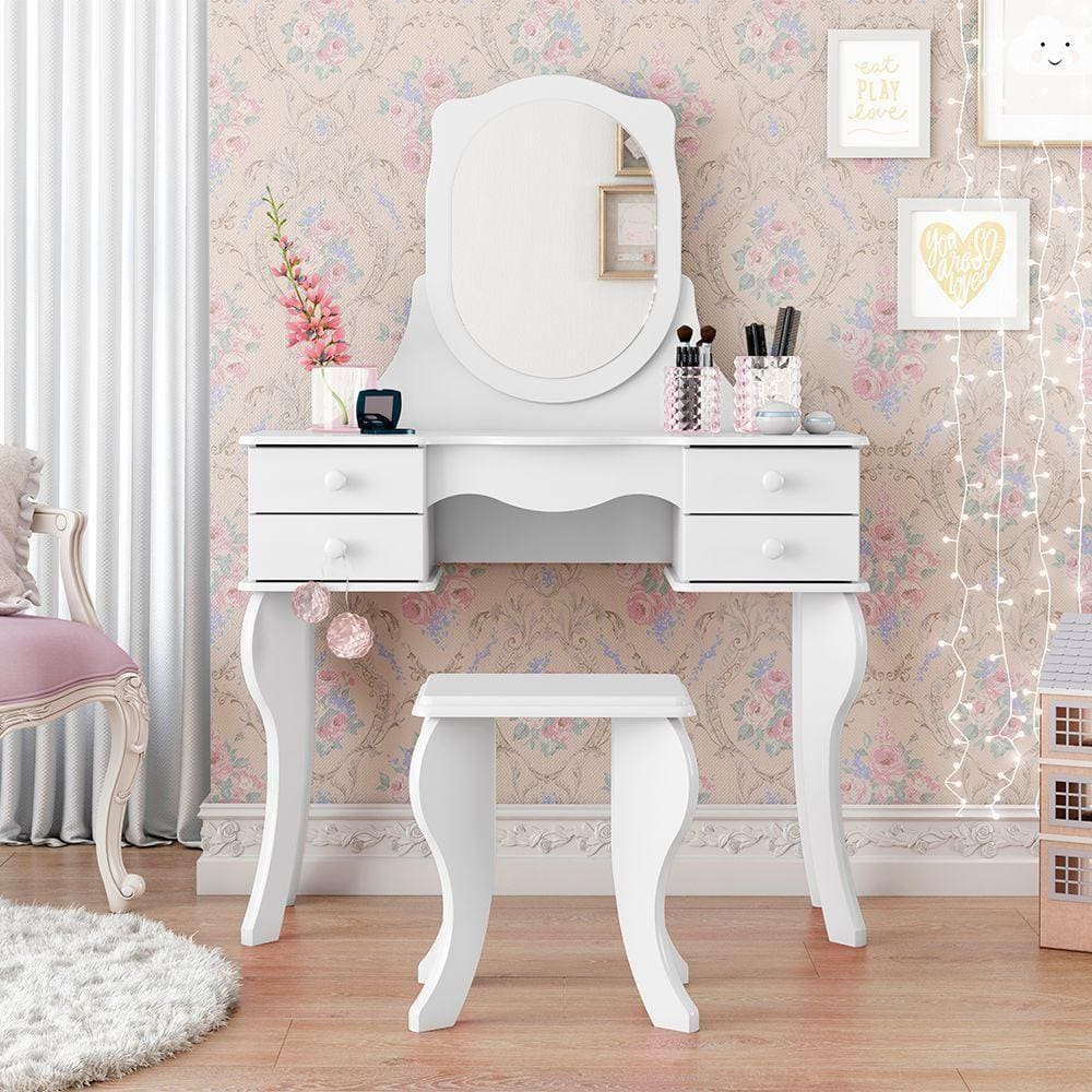 Penteadeira Princesa Branco - Patrimar