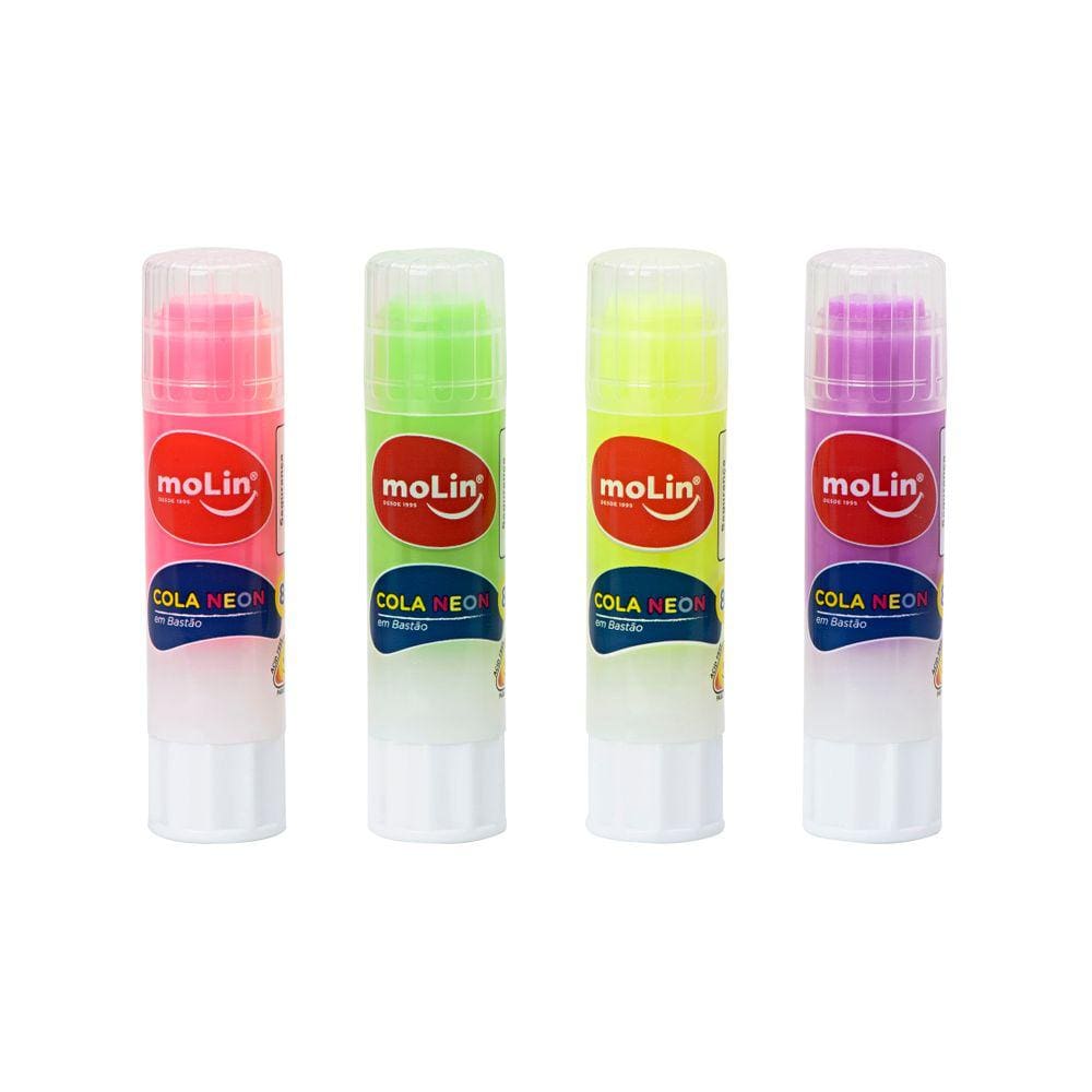 Cola em Bastão 8g Neon - Molin