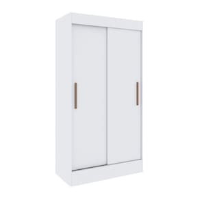 Guarda Roupa Lyon 2 Portas 2 Gavetas Branco - Doripel