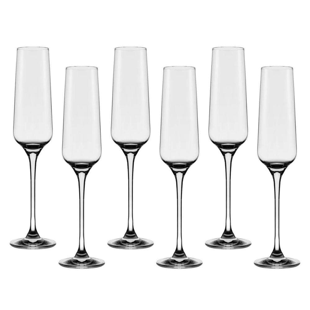 6 Taças De Cristal Espumante Flavour Classic 190Ml Oxford