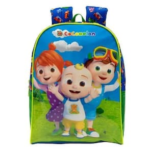 Mochila Infantil Escolar de Costas Cocomelon X1 16 Azul