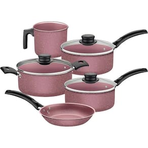 Jogo de Panelas Turin Starflon Max 5PCS Rosa - Tramontina
