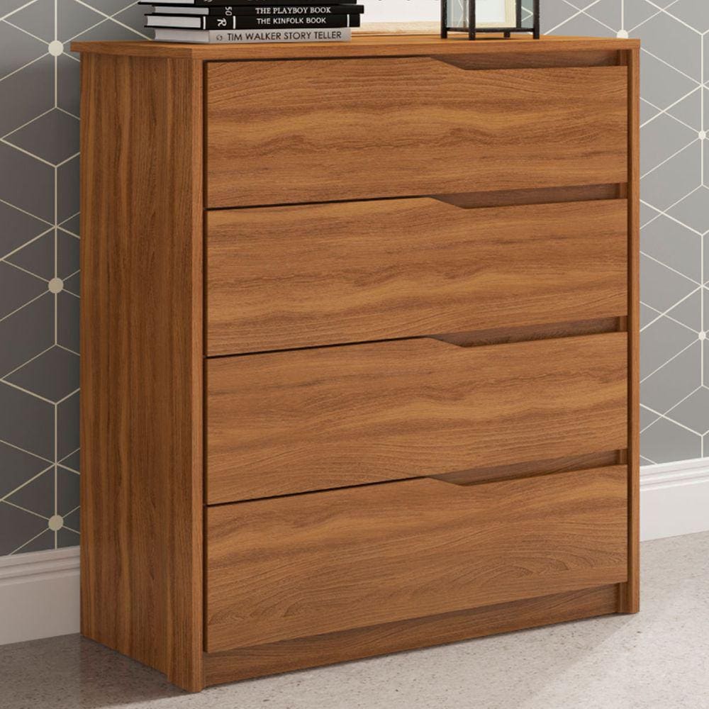 Cômoda átria 4 Gavetas Amêndola Touch - Demóbile