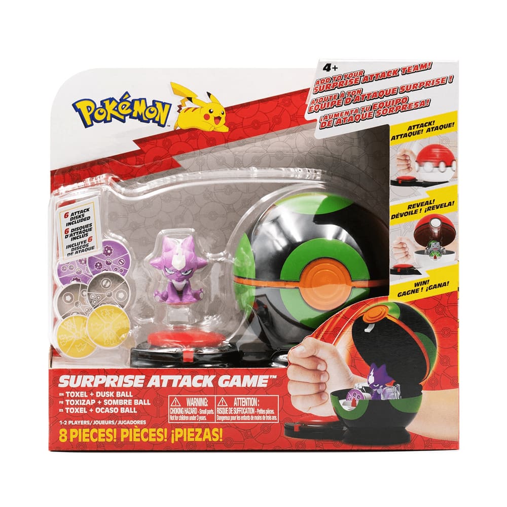 Boneco Pokemon Toxel E Toxizap Evolução Multipack Sunny