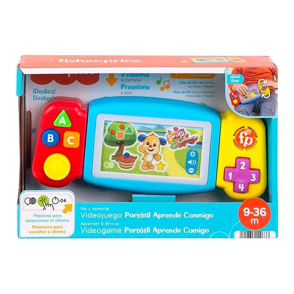 Controle Videogame Portátil Aprenda Comigo Fisher-Price HNH13 - Mattel