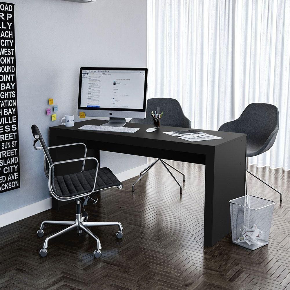 Mesa Office Mdp Preto Ff - Politorno