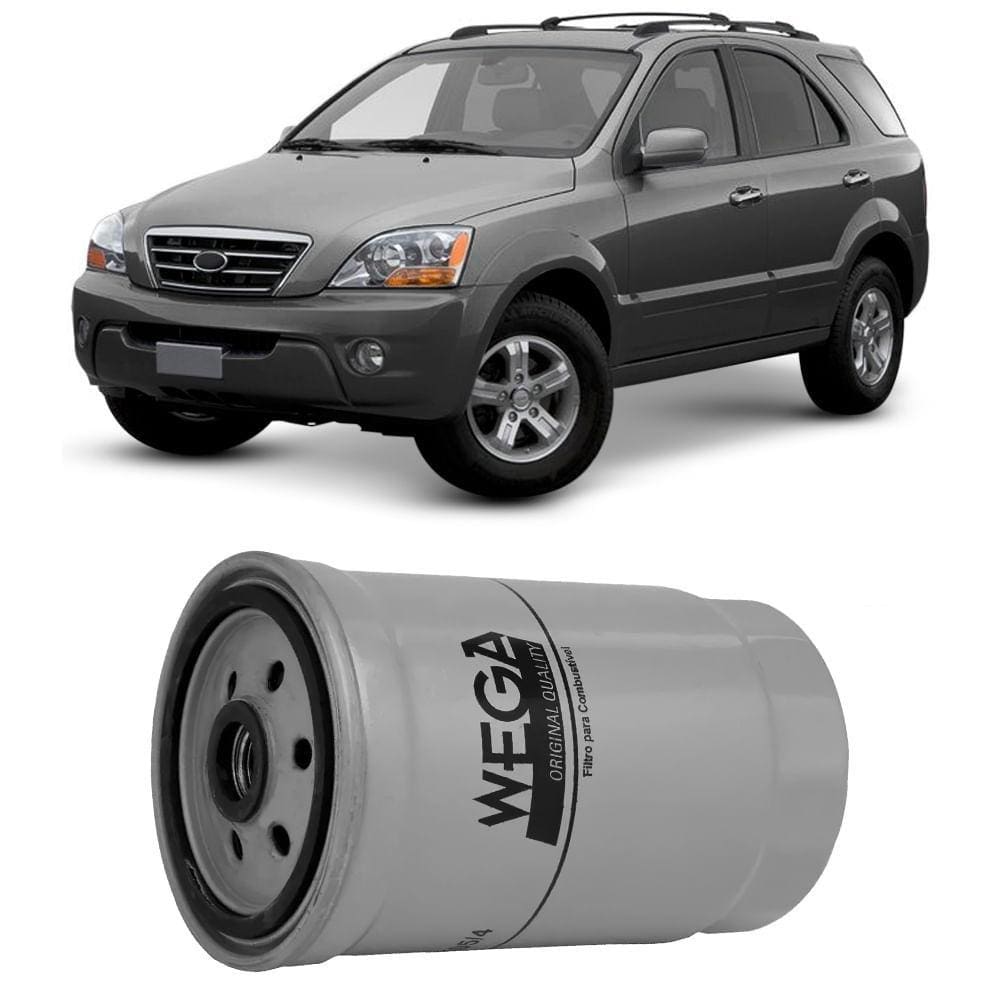 Filtro Combustível Kia Sorento 2.5 16V 2008 a 2009 WEGA