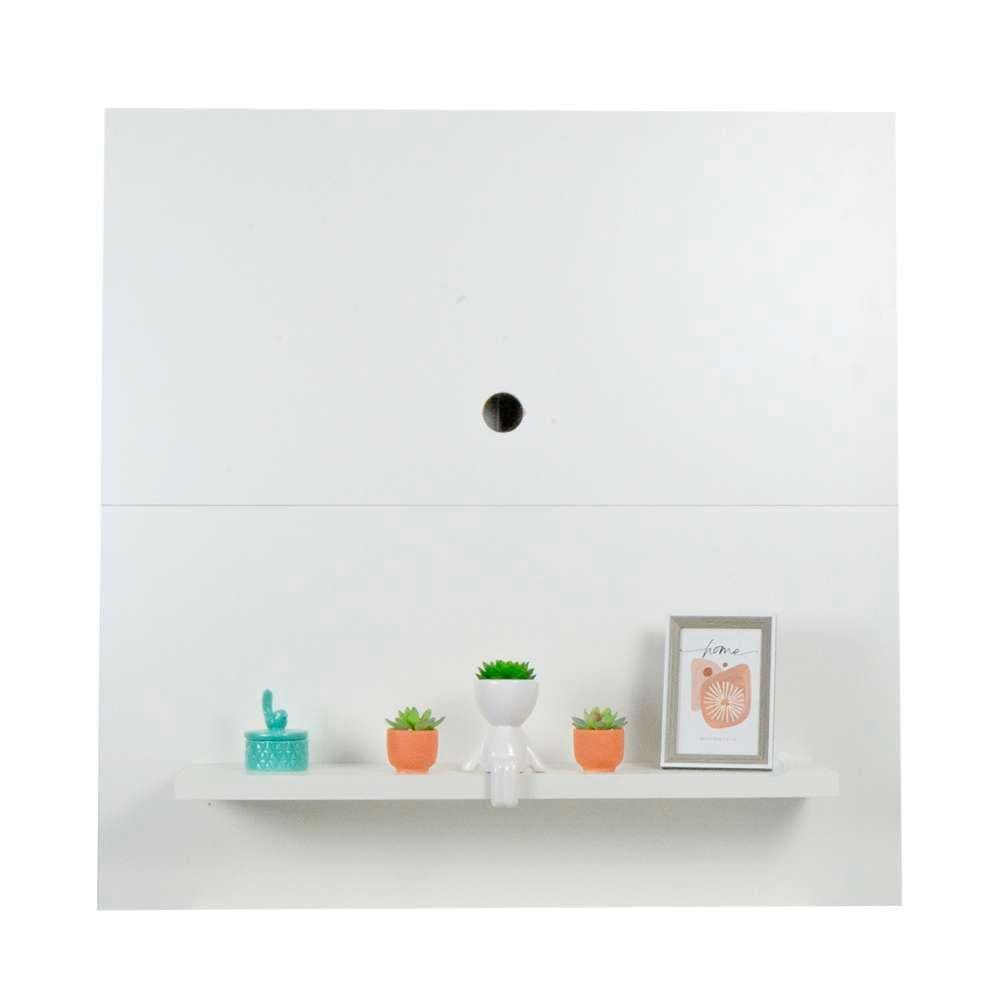 Painel para TV até 39 polegadas com 2 nichos Branco Austin 90cm