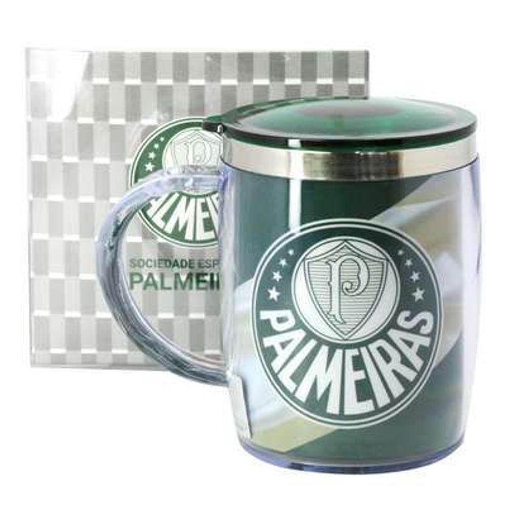 Caneca Palmeiras Térmica 450 ML